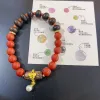 جنوب الأحمر العقيق النقش المعكرونة عنقود Wen Wan PiXiu بالجملة هناك أماكن كثيرة في أور TianYuan يوما joo سوار البث المباشر مصادر النساء Specification image